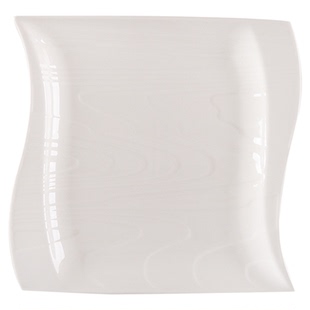 异形餐盘8英寸家用炒菜盘2026新款木纹水果盘高级感陶瓷创意盘子