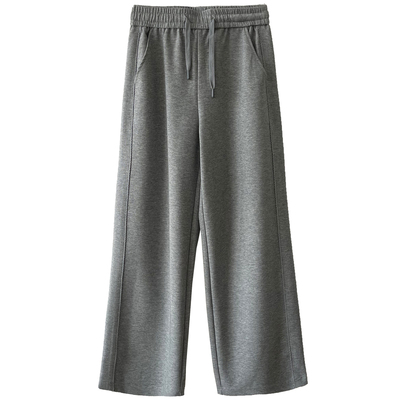 宽松直筒显瘦垂感休闲阔腿裤女春