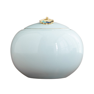 茶叶罐子陶瓷储存罐密封罐中号通用防潮中式订制红茶白茶龙井绿茶