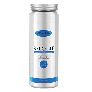 3瓶装Noraktiv罗拉蒂夫挪威海豹油软胶囊心脑血管DHA角鲨烯Omega3