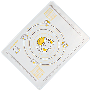 新厨仕揉面垫烘焙硅胶垫和面面板加厚防滑透明包饺子馒头擀面案板