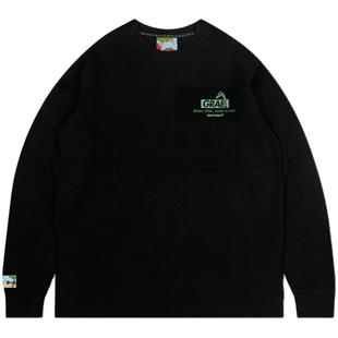 GRAF原创品牌经典永存老洋房长颈鹿店铺街头潮流基础长袖T恤