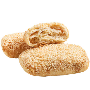 常州大麻糕江南东坡园常州麻糕特产椒盐香葱味传统糕点烧饼酥饼