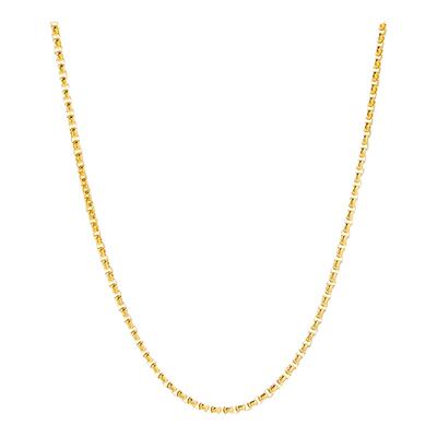 GRGR24K金色细款项链