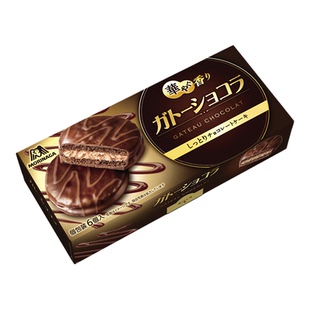 现货 日本森永Morinaga浓郁可可夹心巧克力蛋糕派店主推荐180g