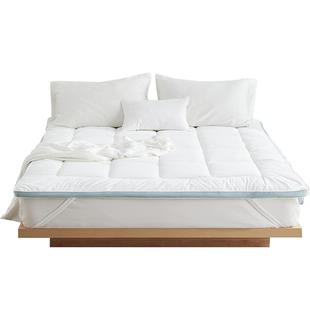 舒飘儿防螨抗菌家用床垫软垫加厚春夏垫被学生宿舍床褥小蓝保护垫