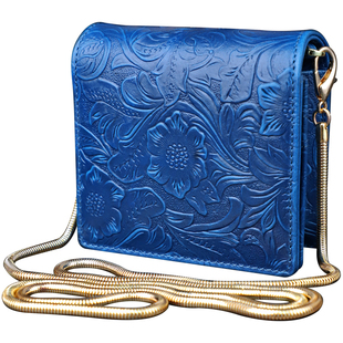 手工真皮迷你小包包女简约牛皮小方包质感复古斜挎单肩包化妆包潮