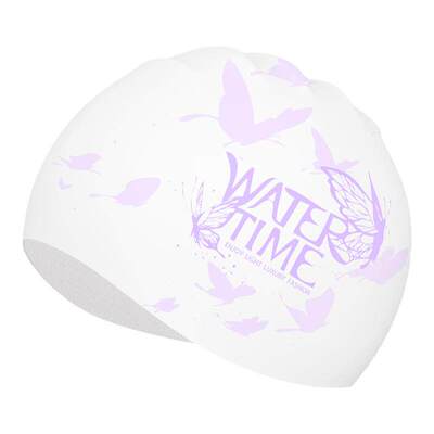WaterTime游泳帽蝴蝶系列加大