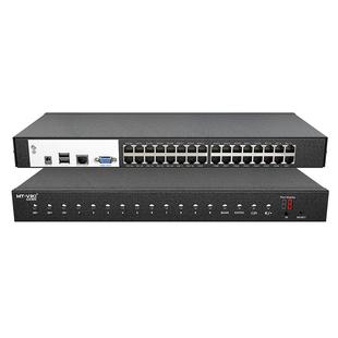迈拓维矩MT-9132MS 32路数字网口KVM切换器32进1出VGA电脑显示器usb键盘鼠标共享器1u机架式机房管理服务器