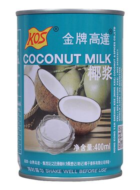 kos金牌高达椰浆400ml*24罐