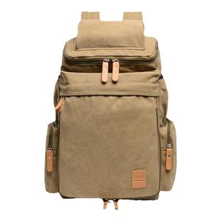 满江红2023新款帆布双肩包男女运动休闲大容量背包韩版水桶旅行包