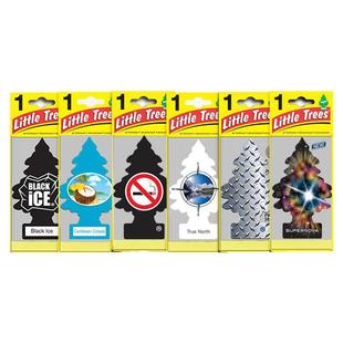 美国小树汽车香片挂件车载香片香薰车内创意摆件除味挂饰礼物 6片