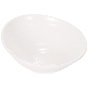 火锅店蔬菜桶碗餐具密胺自助调料酱料碗仿瓷餐厅生菜桶斜口碗商用