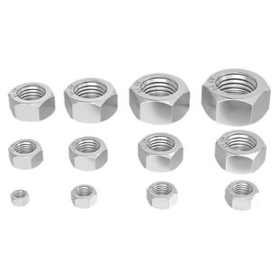 天卓五金304/201/316/321/2205不锈钢六角螺母螺栓螺帽螺丝帽大全