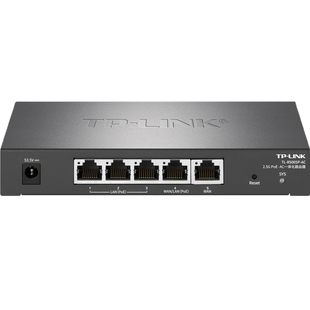 普联TP-LINK TL-R5005P-AC全2.5G一体5口有线路由器4口PoE供电AP管理AC双WAN口叠加超千兆MESH易展家用云远程