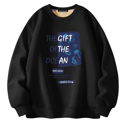 真维斯加绒卫衣男款加厚冬季上衣