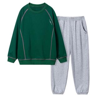 Bluem男童套装儿童休闲套装春季新款运动套装耐磨百搭亲肤透气A类