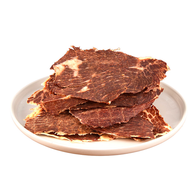 齐齐哈尔原切谷饲牛排脆牛肉薄脆零食高蛋白解馋风干酥脆即食罐装