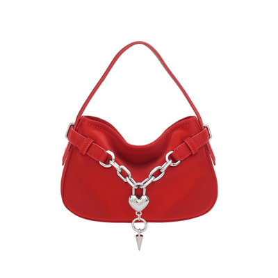 VFVF结婚红色包包婚包新娘单肩斜挎包手提包高级感小拎包女2025