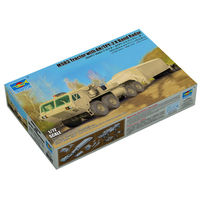 小号手TPY-2雷达附拖车拼装模型