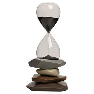 时来运转沙漏创意摆件轻奢高级感小众客厅办公室电视柜玄关装饰品