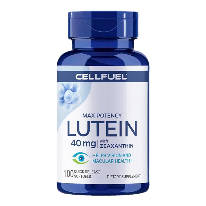CELLFUEL原装进口叶黄素软胶囊润眼干眼模糊重影干涩疲劳成人中老