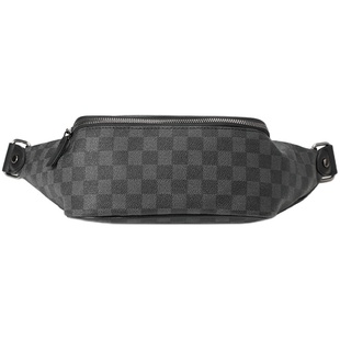 2026新款格子胸包腰包 潮流时尚单肩包斜挎小包商务休闲小挎包潮