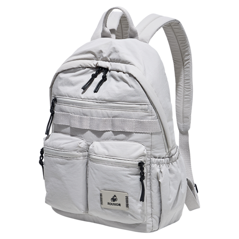Fouvor火狐大福包新款轻量化双肩包女旅游运动通勤尼龙防水书包