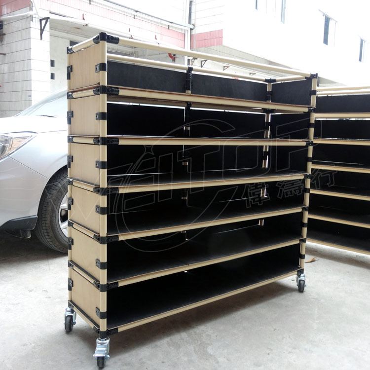 [荐]线棒货架可拆装精益管货架移动式复合管货架仓储物流货架