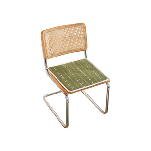 雪尼尔坐垫椅子垫方形马蹄形餐椅坐垫办公室四季通用透气防滑座垫