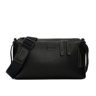 沙驰男包真皮欧美时尚潮牌斜挎包旅行包潮流休闲机车牛皮男单肩包