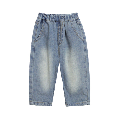 小O爸男婴童 男宝宝牛仔裤男童春秋2026新款浅色柔软婴儿百搭裤子