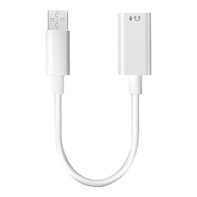 加长版适用苹果有线耳机转换头插电脑usb转lighting耳机延长转接头扁头游戏开麦适用华为typec耳机转连接口