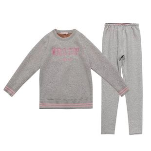 保暖内衣套装女纯棉高初中学生大童加绒加厚外穿冬女士季秋衣秋裤