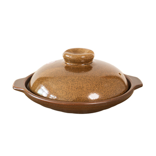 平定煲仔饭砂锅耐高温明火莹玉家用土砂锅浅煲大口径