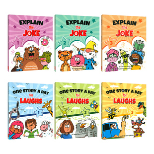 原版进口天天故事Explain the Joke & One Story a Day for Laughs 玩笑解读与幽默故事幼少儿小学英语启蒙短篇故事趣味阅读课外书
