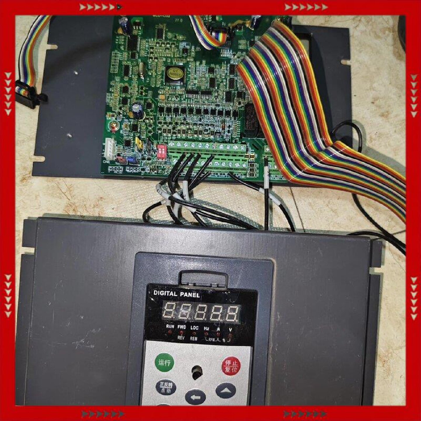 【问价】嘉信JX300系列变频器主板MCU-C02主板和面板图片