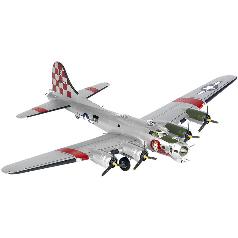 恒辉模型 爱德美 12414 1/72 B-17G 空中堡垒轰炸机 拼装飞机模型