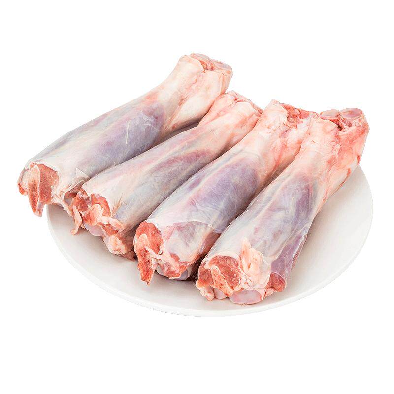 绿祥呼伦贝尔草饲羔羊羊小腿生鲜羊肉羊腿清真烧烤6只共2.5斤