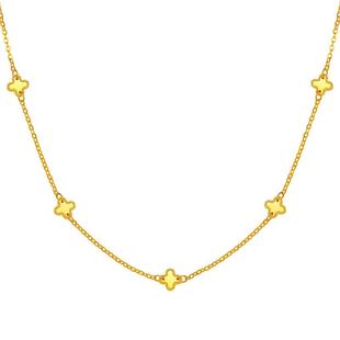 【百亿补贴】TSL谢瑞麟幸运守护系列黄金项链5G工艺足金XK783