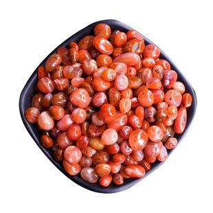 天然南红碎石保山原石红玛瑙原石毛料摆件供曼扎七宝石鱼缸造景石