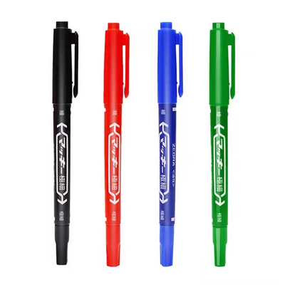 日本ZEBRA油性记号笔双头