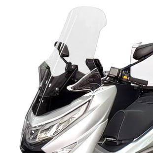 天飞仕适用于豪爵UHR150改装挡风玻璃前挡风挡雨护胸高清透明风挡