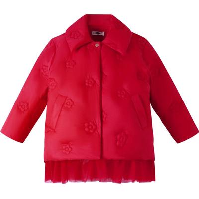 安奈儿中长款羽绒服女童