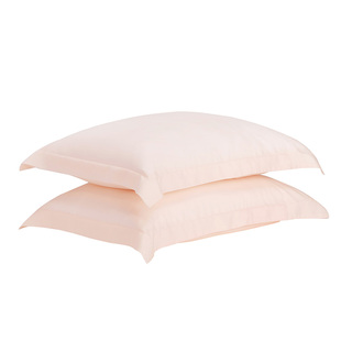 tencel兰精天丝加边枕头套乳胶枕套夏季纯色儿童成人定制一对拍2