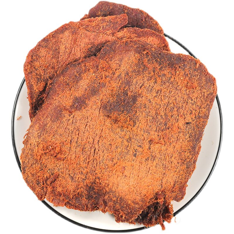 手撕猪肉干片肉脯大片大肉片肉干脯熟食猪铺五香香辣零食食品散装