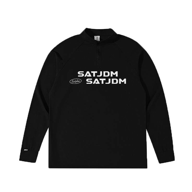 SATJDM运动石墨发热户外速干城市跑步训练骑行篮球长袖T恤秋上新