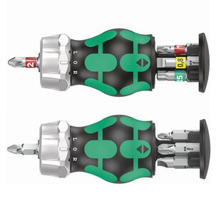 德国Wera维拉KK RA1/2/3/4迷你一体式便携棘轮短柄螺丝批省力手柄