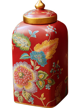 中温陶瓷收纳油画色彩装饰罐