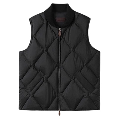 男士轻奢极简风保暖羽绒马甲